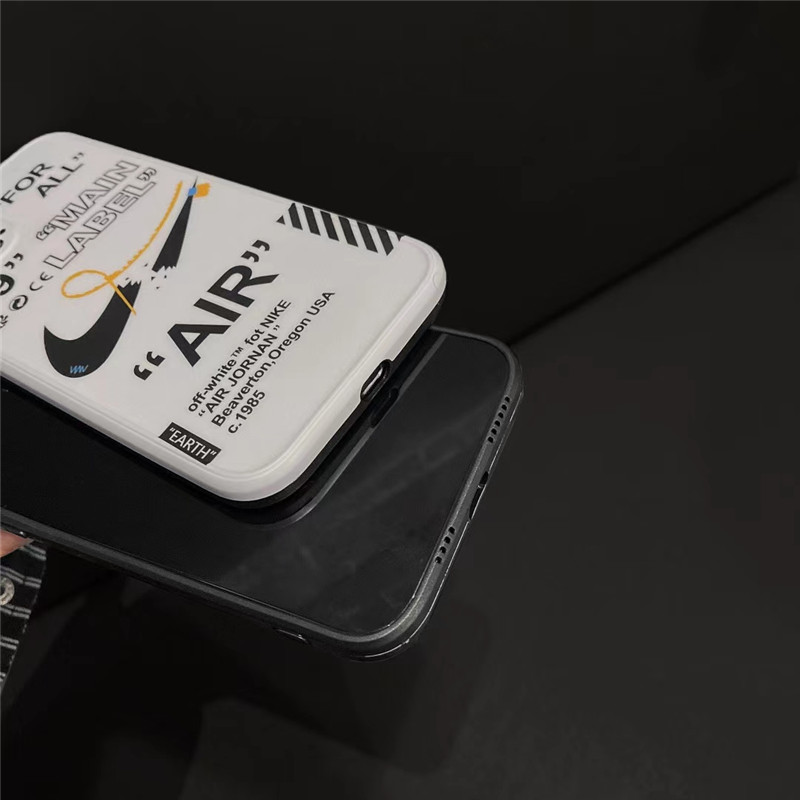 高校生 男子 スマホケース iphone13/13pro かっこいい Nike アイフォン12pro max/12ミニカバー ナイキ オフホワイト iphone11/xs/xr 携帯ケース ペアルック