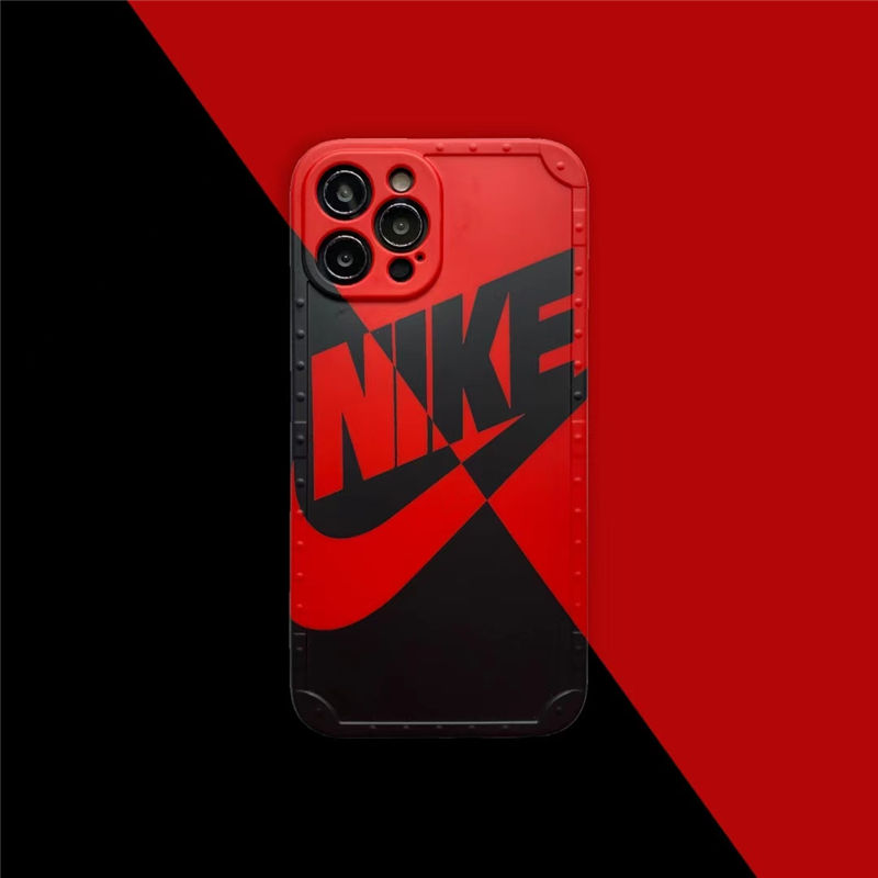 ナイキ iphone15pro max/15proケース カッコイイ nike スマホケース14/14pro お揃い ブランド iphone13promax 携帯カバー 軽い バイカラー アイフォンケース お洒落