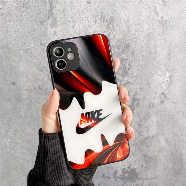 ナイキ スマホケース ガラス supreme iphone13/12mini ケース カラフル ペア アイフォン12/11pro max/xs ガラスカバー ブランドコピー スマホケースx/se2 激安