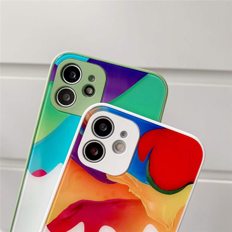 ナイキ スマホケース ガラス supreme iphone13/12mini ケース カラフル ペア アイフォン12/11pro max/xs ガラスカバー ブランドコピー スマホケースx/se2 激安
