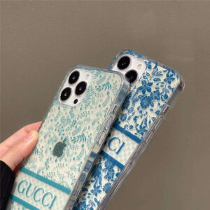 iphone15pro/15ケース グッチ 花柄 iphone14pro ケース 透明  