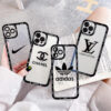 ナイキ iphone13 iphone12pro スマホケース 透明 韓国 adisds iphone12/11pro maxケース ペア シンプル LV アイフォンカバーxs/xr シャネルパロディ