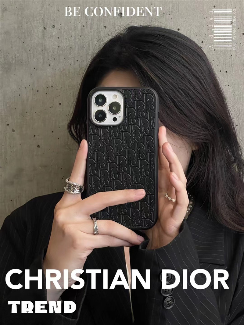 dior iphone15/15pro/15pro maxケース 革 高級 ディオール iphone14