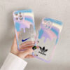 iphone クリア ケース おしゃれ Nike iphone12/12pro maxケース 虹色 アディダス スマホケース 11pro 女子 高校生 人気 iphonex/xr 透明カバー おすすめ 丈夫