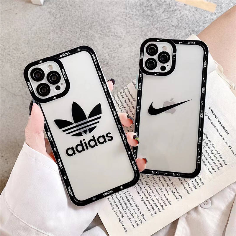 ナイキ iphone13 iphone12pro スマホケース 透明 韓国 adisds iphone12/11pro maxケース ペア シンプル LV アイフォンカバーxs/xr シャネルパロディ