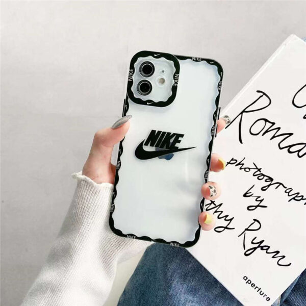 iphone13pro max スマホケース 透明 かわいい nike iphone12/12プロ ケース ペア 韓国 アイフォン11/10r/xs max クリアカバー ナイキパロディ 安い