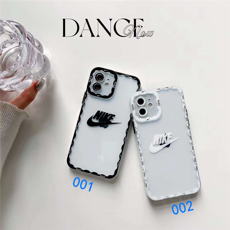 iphone13pro max スマホケース 透明 かわいい nike iphone12/12プロ ケース ペア 韓国 アイフォン11/10r/xs max クリアカバー ナイキパロディ 安い