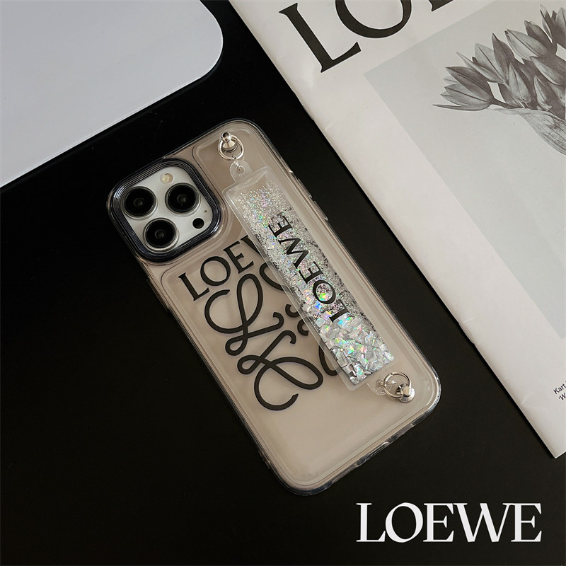 loewe iphone15 15pro スマホケース 韓国 透明 iphone14pro max ケース