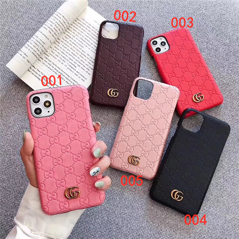 グッチ iphone15/15proケース 型押し レザー 携帯ケース iphone14/14pro max 大人 女子