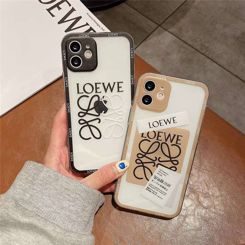 loewe iphone13 13pro スマホケース 韓国 透明 ロエベ iphone12pro max 携帯ケース カップル アイフォン11/11pro クリアカバー 女子 高生 iphoneSE2/x/xr 保護ケース