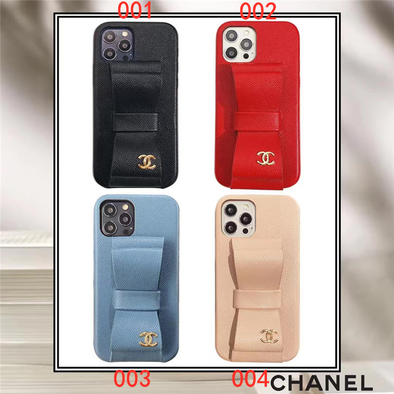iphone14/13 ケース リボン ブランド CHANEL iphone13mini/13pro max 