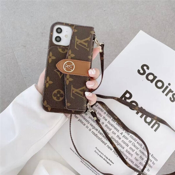 iphone15 ショルダー ケース ブランド dior アイフォン14pro/13proケース パロディ ヴィトン iphone14 ケース カード 収納 背面 iphone12/12promax ケース 大人女子