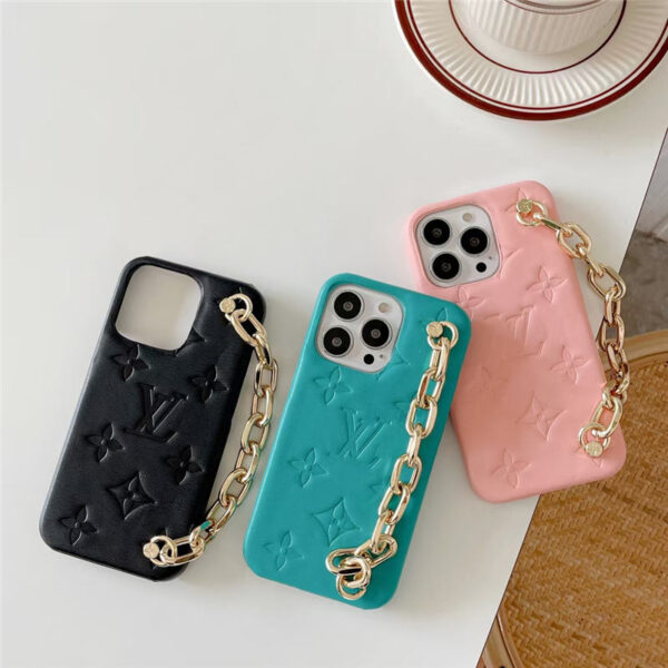 iphone13pro/13 ケース ルイヴィトン 2022 春夏 IPHONE・バンパー クッサン 12 パロディ風 iphone11pro max/11 スマホケース チェーン 可愛い 女子