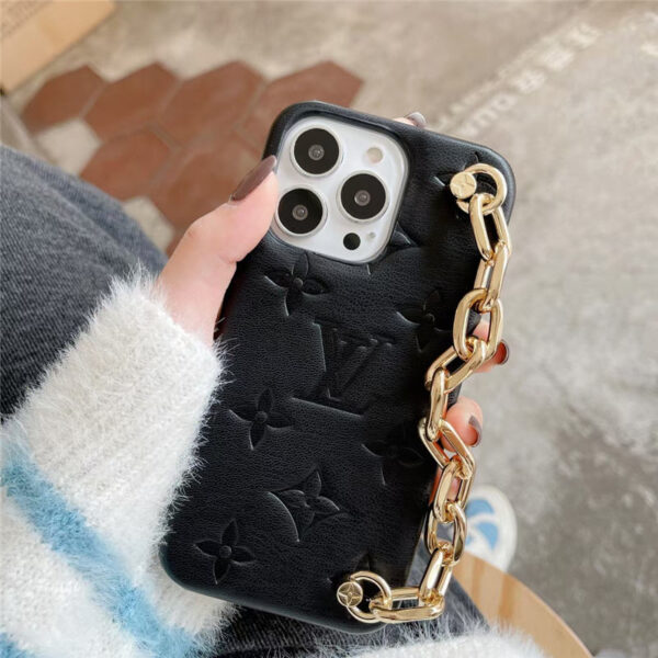 iphone13pro/13 ケース ルイヴィトン 2022 春夏 IPHONE・バンパー クッサン 12 パロディ風 iphone11pro max/11 スマホケース チェーン 可愛い 女子