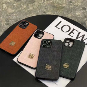 loewe風 iphone15pro/15 スマホケース ロエベ 人気 iphone14/14プロ ケース エンボス加工 ブランド柄 アイフォン13pro maxケース ペアルック オススメ