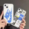 nike iphone15ケース 透明 オシャレ iphone15pro iphone14/14pro ナイキケース ペア クリア スマホケース 流行り 2023 アイフォンカバー iphone13/12pro 高校生愛用