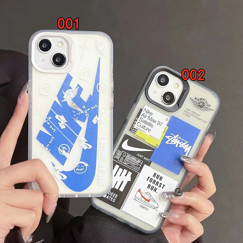 nike iphone15ケース 透明 オシャレ iphone15pro iphone14/14pro ナイキケース ペア クリア スマホケース 流行り 2023 アイフォンカバー iphone13/12pro 高校生愛用