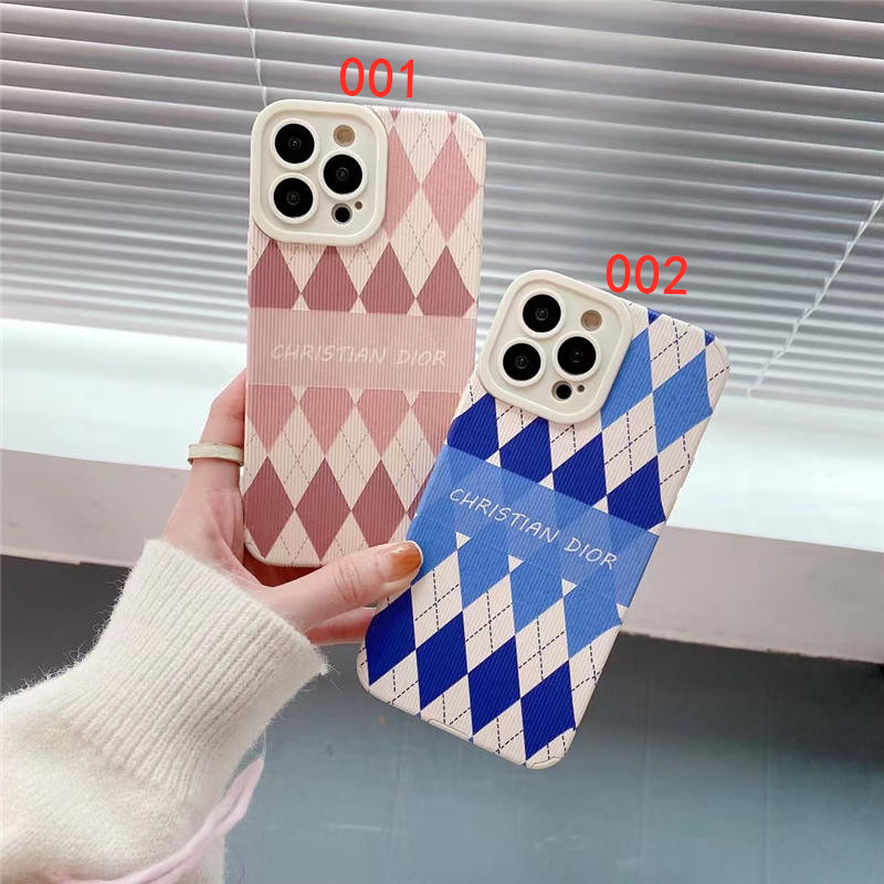 ディオール iphone13/13pro ケース 菱紋 dior風 iphone12ミニケース 頑丈 可愛い アイフォン11/11pro max カバー ピンク ブルー アイフォンケースxs/xs max カップル おすすめ