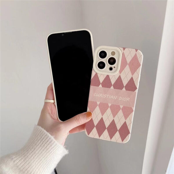 ディオール iphone13/13pro ケース 菱紋 dior風 iphone12ミニケース 頑丈 可愛い アイフォン11/11pro max カバー ピンク ブルー アイフォンケースxs/xs max カップル おすすめ