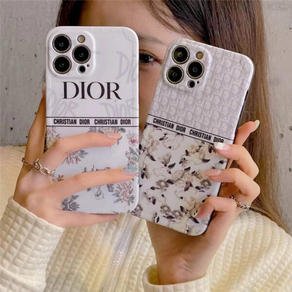 ディオール 新作 iphone15 iphone15pro 携帯ケース 花 可愛い christian dior アイフォン14pro max/13 ソフトケース 人気 女子 韓国 iphone14 カバー おすすめ