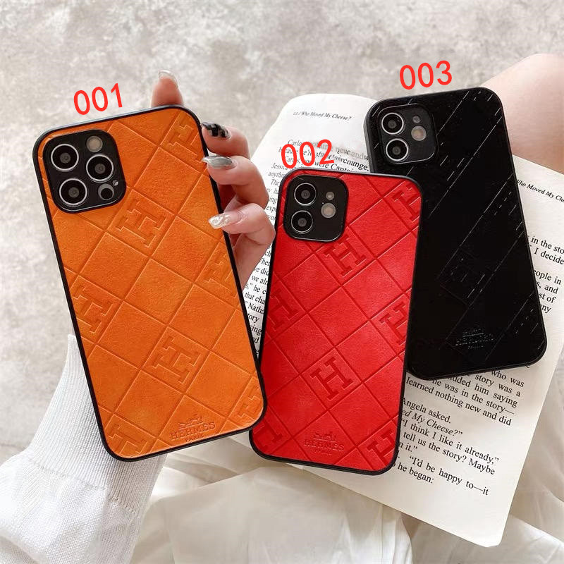 エルメス アイフォン ケース13/13pro 革 高級 hermes風 iphone12 ケース 薄い オレンジ 黒 赤 iphoneテンアール アイフォンxs/8plus カバー カメラまで保護