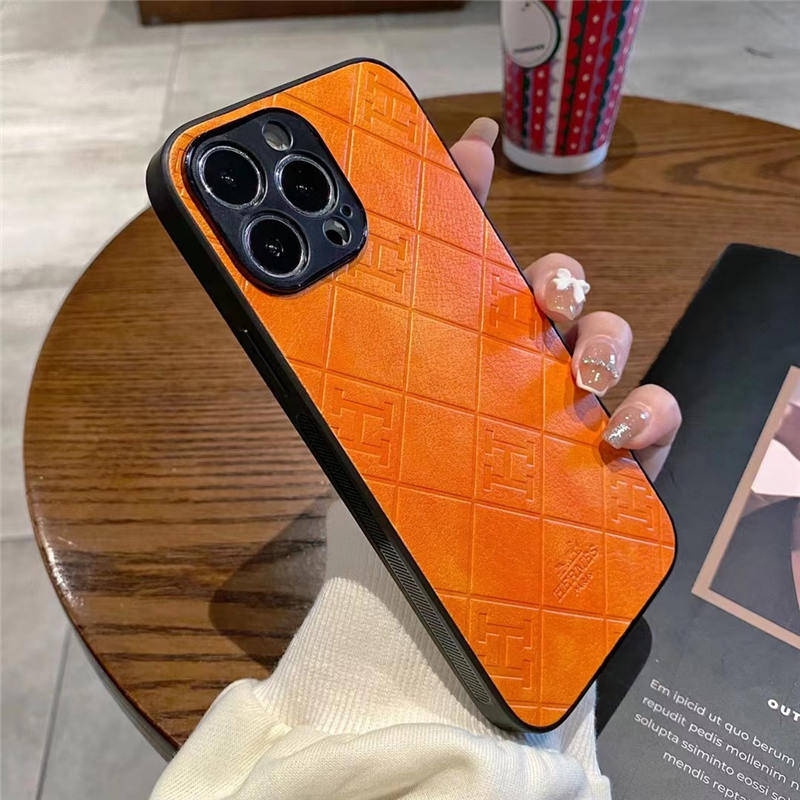 エルメス アイフォン ケース13/13pro 革 高級 hermes風 iphone12 ケース 薄い オレンジ 黒 赤 iphoneテンアール アイフォンxs/8plus カバー カメラまで保護