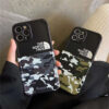 ノースフェイス 迷彩 iphone14/14plus/13pro ケース かっこいい iphone12/12pro max ケース ペア オシャレ north face アイフォンケース13 軽量 耐衝撃 iphonex/xr/8plus ケース 高校生愛用