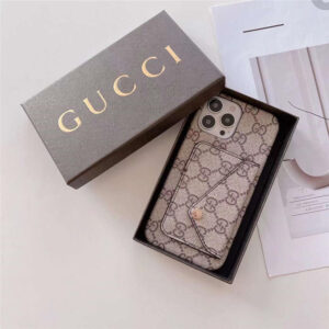 iphone15 ケース gucci 背面収納 iphone14pro iphone14 携帯ケース ビジネス グッチGGパターン iphone13promaxケース 大人 上品 アイフォンカバー11pro ペアルック ブランド