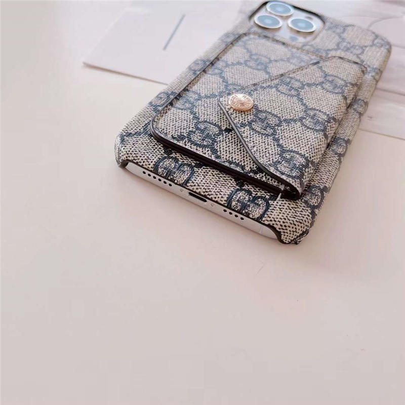 iphone15 ケース gucci 背面収納 iphone14pro iphone14 携帯ケース ビジネス グッチGGパターン iphone13promaxケース 大人 上品 アイフォンカバー11pro ペアルック ブランド