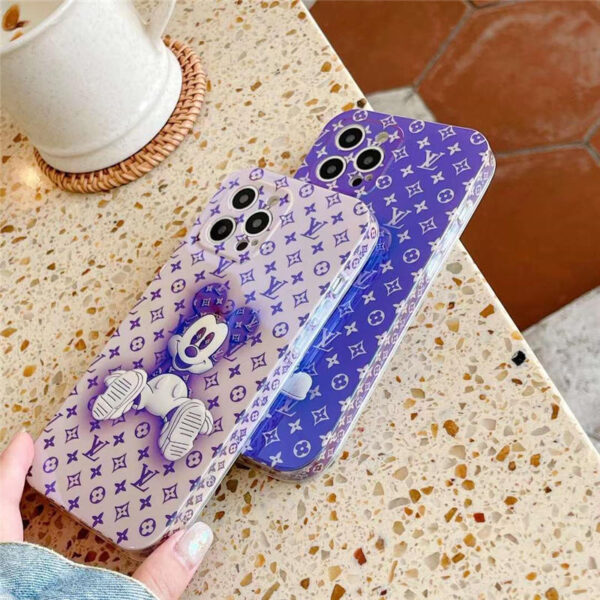 iphone13 ケース キャラクター ルイヴィトン ミッキー iphone12pro/12promax ケース 光沢 スマホケース 13pro おもしろ かわいい iphonexs max ケース カップル