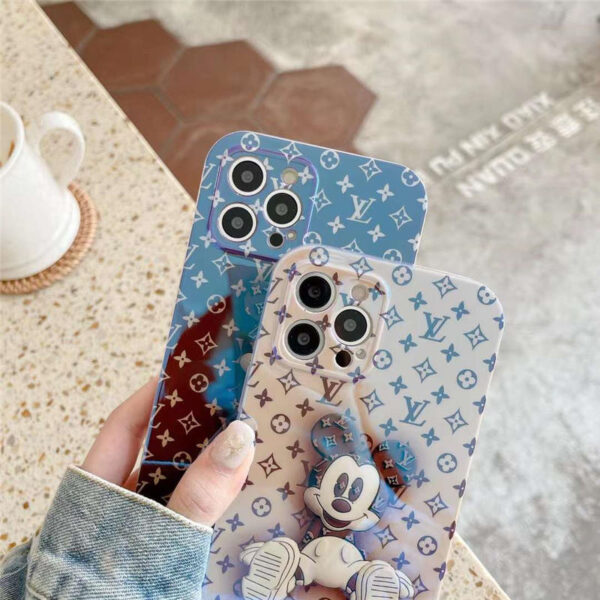 iphone13 ケース キャラクター ルイヴィトン ミッキー iphone12pro/12promax ケース 光沢 スマホケース 13pro おもしろ かわいい iphonexs max ケース カップル