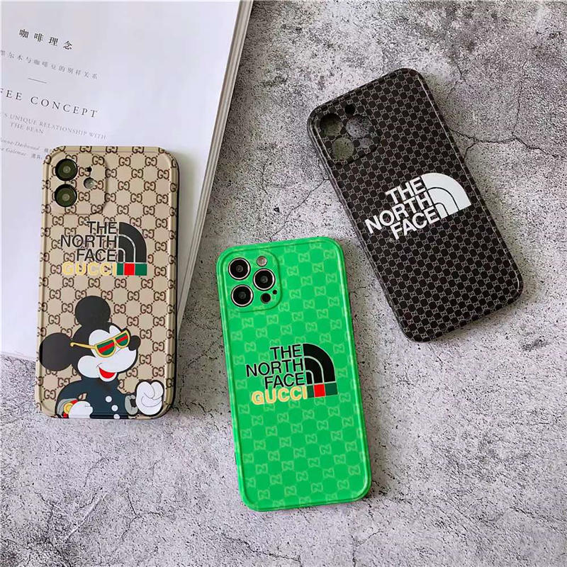 ノース フェイス 携帯 カバー Iphone13 13pro おしゃれ Gucci Northface アイフォン12pro Maxケース ペア ブランド