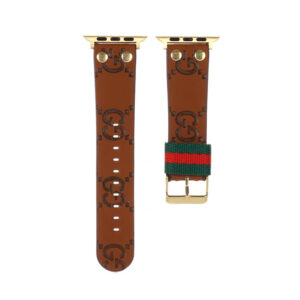 アップル ウォッチ バンド グッチ 38mm/42mm/44mm/49mm apple watch バンド おしゃれ gucci風 時計バンド 交換 革ベルト スマート ウォッチ 替え ベルト リベット付き