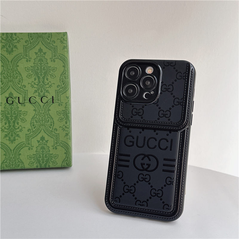 グッチ風 iphone15/15pro ケース おしゃれ メンズ iphone 黒 に 合う ケース gucci アイフォン14pro maxケース 頑丈