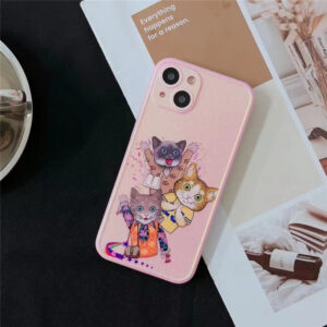 iphone13/13pro ケース グッチ猫 iphone12 ピンクケース かわいい gucci風 iphone11/11pro max ケース おもしろ iphoneテンアール/xs ケース 大学生 女子