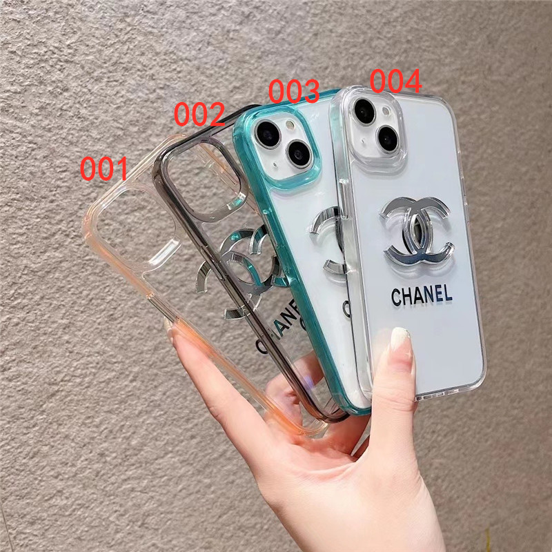 CHANEL iPhone15PRO スマホケース ココマーク ラムスキン CHANEL 