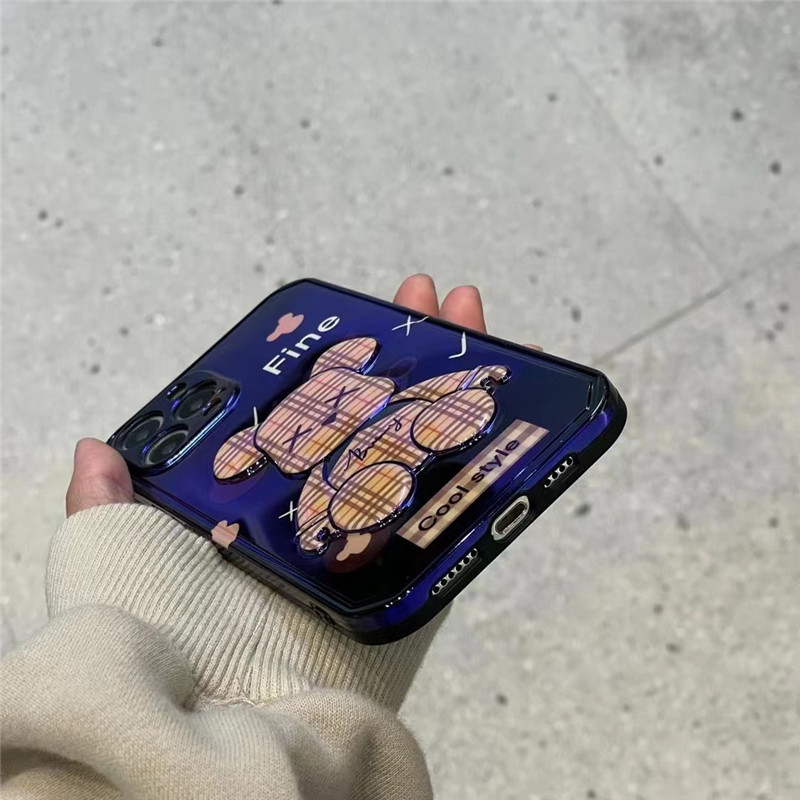 iphoneケース バーバリー クマ iphone13pro/13pro maxケース カッコイイ 光沢 iphone12/11 ソフトケース 耐衝撃 burberry アイフォンケースx/xr おしゃれ 韓国