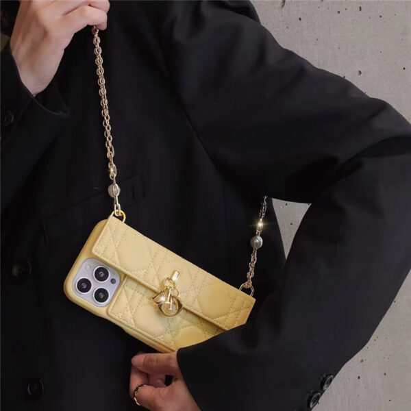 dior iphone13pro ショルダー ケース 女性向け ディオール風 iphone13/13pro max ケースカード 収納 韓国 iphone12/12pro/11 スマホケース 革 かわいい