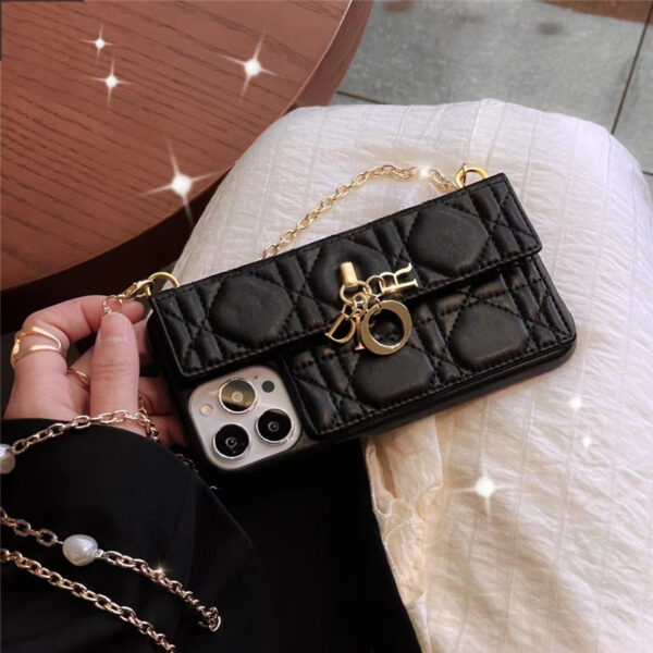 dior iphone13pro ショルダー ケース 女性向け ディオール風 iphone13/13pro max ケースカード 収納 韓国 iphone12/12pro/11 スマホケース 革 かわいい