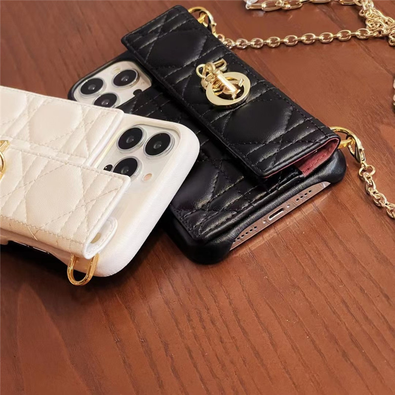 dior iphone13pro ショルダー ケース 女性向け ディオール風 iphone13/13pro max ケースカード 収納 韓国 iphone12/12pro/11 スマホケース 革 かわいい