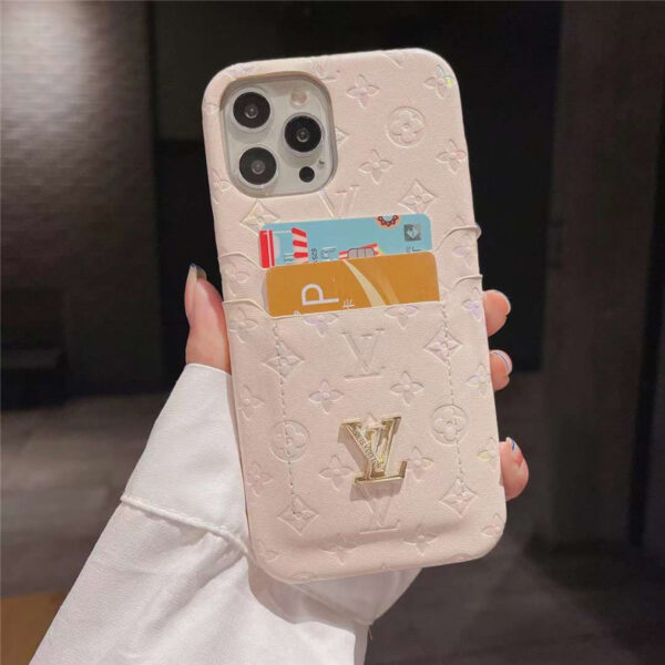 ヴィトン風 iphone13/12 カード収納ケース 2枚 iphone13pro max ケース 革 おしゃれ ルイヴィトン iphone12pro/11/xs/xr ケース 人気 女子 スマホカバー おすすめ - 画像 (3)