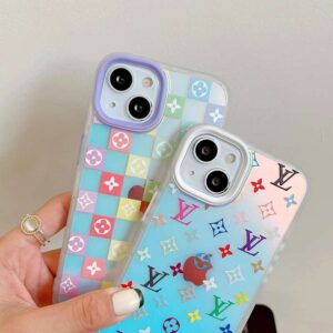 ヴィトン iphone13ケース クリア 黄ばまない iphone12/12pro maxケース オーロラ ルイヴィトン風 iphone13pro/11 tpuケース 可愛い iphonex/xs max スマホケース マット 韓国