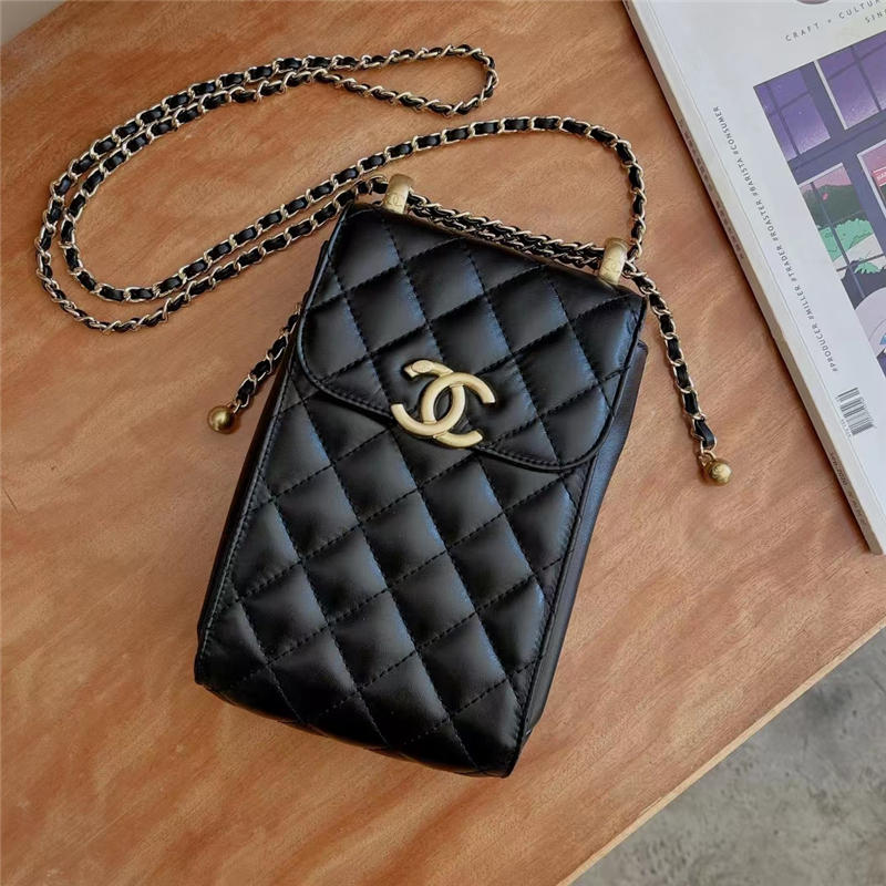 シャネル チェーンバッグ chanel マトラッセ スマホポーチ ショルダー ブランド フラップ バッグ 斜め掛けバッグ レディース 人気