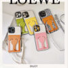 ロエベ iphone ケース 象 loewe iphone13 ショルダー ケース ブランド 偽物 iphone13pro/12/12promax ケース カード収納 かわいい