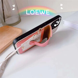 ロエベ iphone ケース 象 loewe iphone13 ショルダー ケース ブランド 偽物 iphone13pro/12/12promax ケース カード収納 かわいい