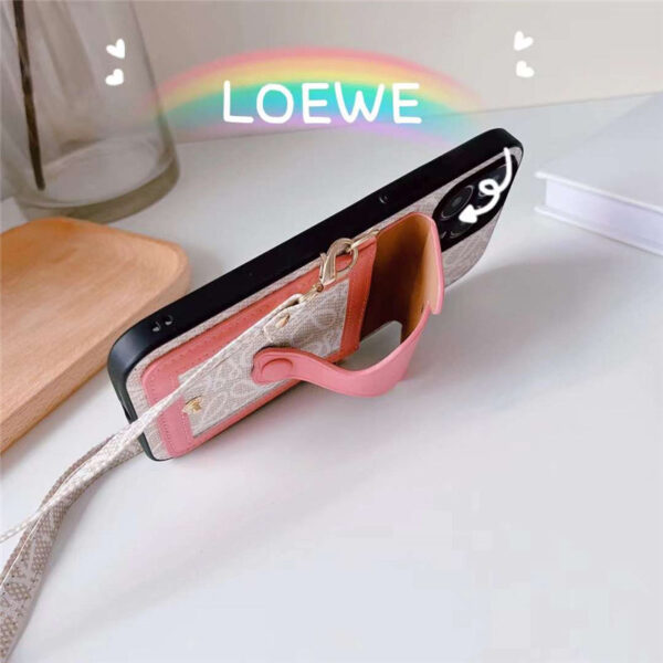 ロエベ iphone ケース 象 loewe iphone13 ショルダー ケース ブランド 偽物 iphone13pro/12/12promax ケース カード収納 かわいい