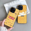 ルイヴィトン シュプリーム iphone14proケース ブランド iphone14/13/12ケース モノグラム supreme ヴィトン iphone11promax ケース イエロー おしゃれ