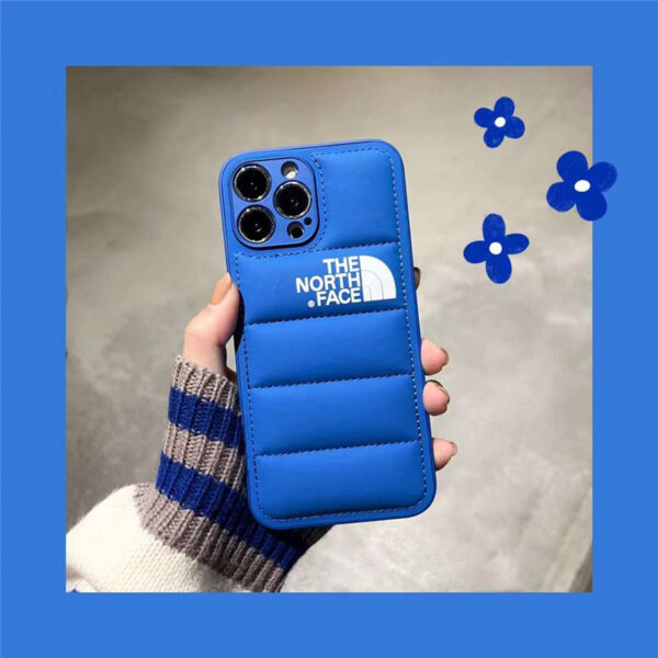 ダウン iphone15pro/15plusケース ノースフェイス iphone14/14pro iphone13promax スマホケース north face 秋冬 iphone11/12カバー 耐衝撃 おしゃれ