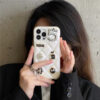 chanel iphone14pro/14ケース 人気 女子 iphone14plus/13/13proケース パール 革 白 シャネル5番 iphone12/12promaxケース 可愛い インスタ映え