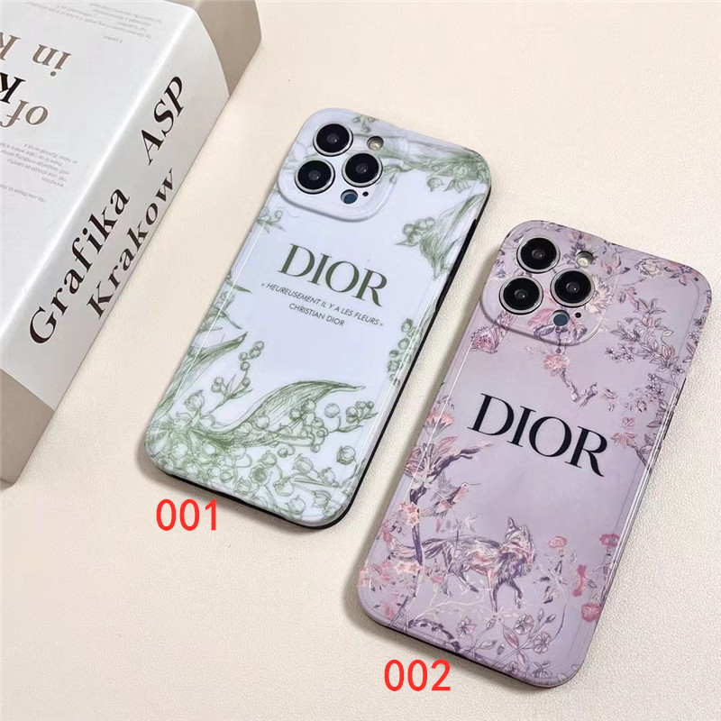 ディオール iphone15proケース 花柄 dior iphone14plus/14promax カバー 女子 かわいい アイフォン13pro/13/12promax ケース カメラ保護 iphoneソフトケース 韓国 おしゃれ